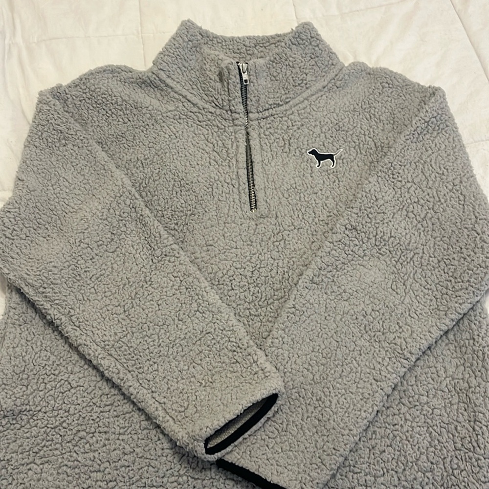 Victoria’s Secret Pink 3/4 zip fleece size large